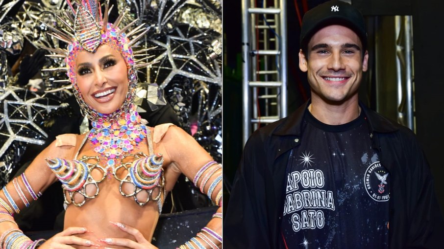Sabrina Sato e Nicolas Prattes assumem romance no Carnaval de São Paulo