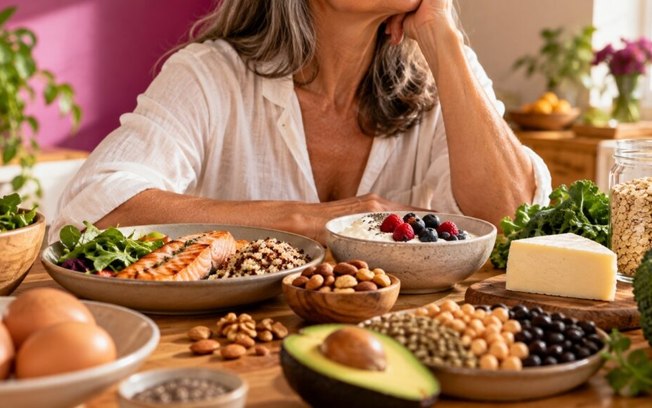 Alimentação na menopausa: o que ganha importância no prato