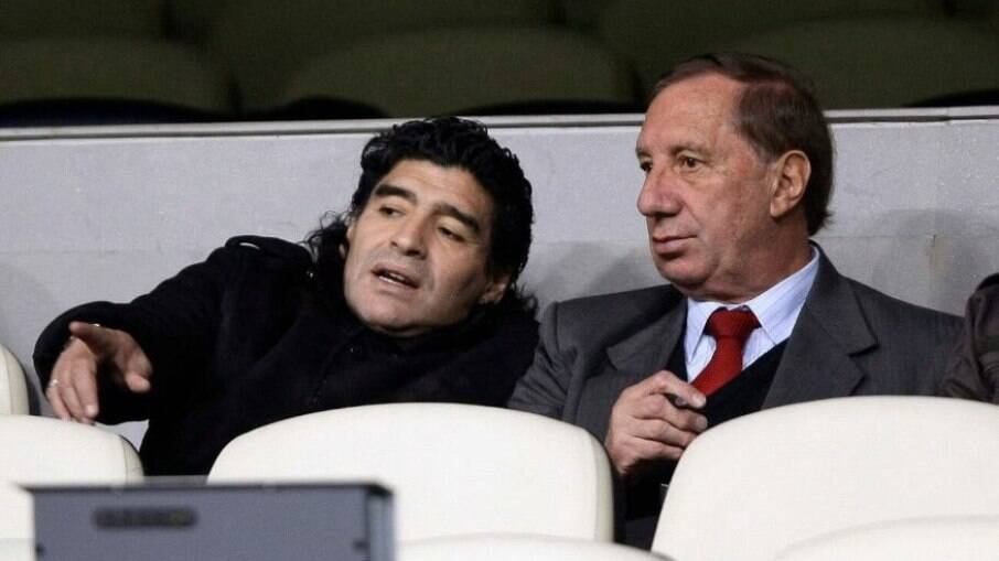 Maradona e Bilardo eram muito próximos