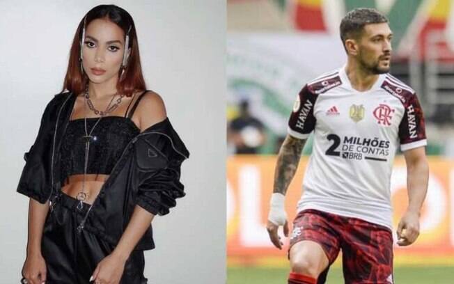 Anitta questiona sobre meia do Flamengo: 'É solteiro?'
