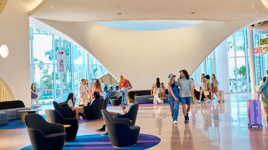 Lobby do Universal Terra Luna Resort, irmão e vizinho ao Stella Nova, com mesmo número de quartos Lobby do Universal Terra Luna Resort, irmão e vizinho ao Stella Nova, com mesmo número de quartos