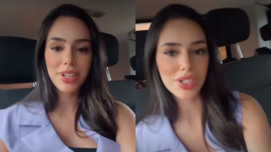 Bruna Biancardi é criticada por andar de carro com Mavie no colo; ela se defende