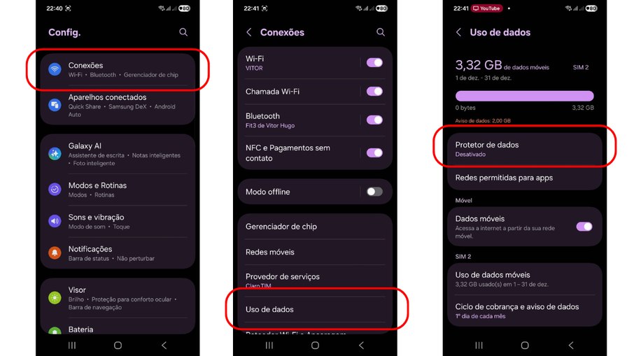 Alterar permissões de uso de dados no celular ajuda a manter o WhatsApp conectado em segundo plano