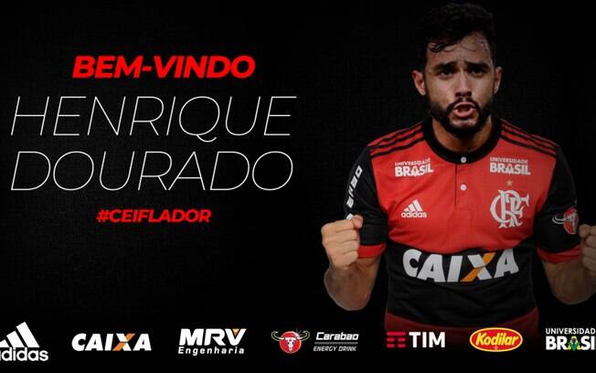 Flamengo anuncia a contratação de Henrique Dourado