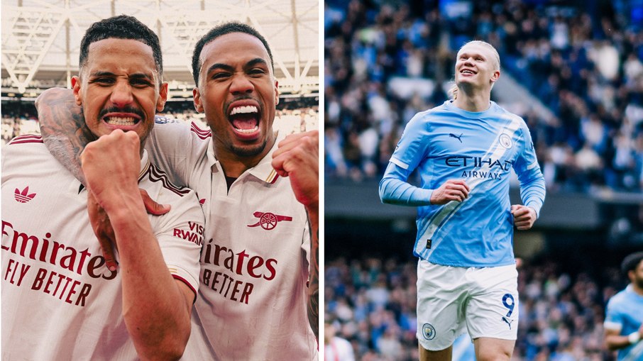 Arsenal é o líder da Premier League, mas o Manchester City segue na disputa