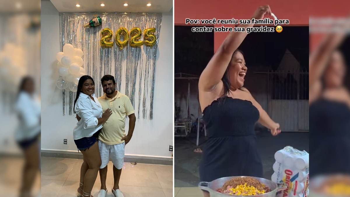 Mulher surpreende com maneira inusitada de contar gravidez Mulher surpreende com maneira inusitada de contar gravidez