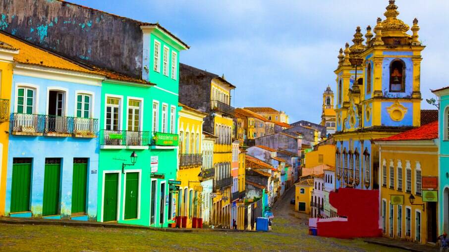 Pelourinho é um dos locais mais visitados da capital baiana