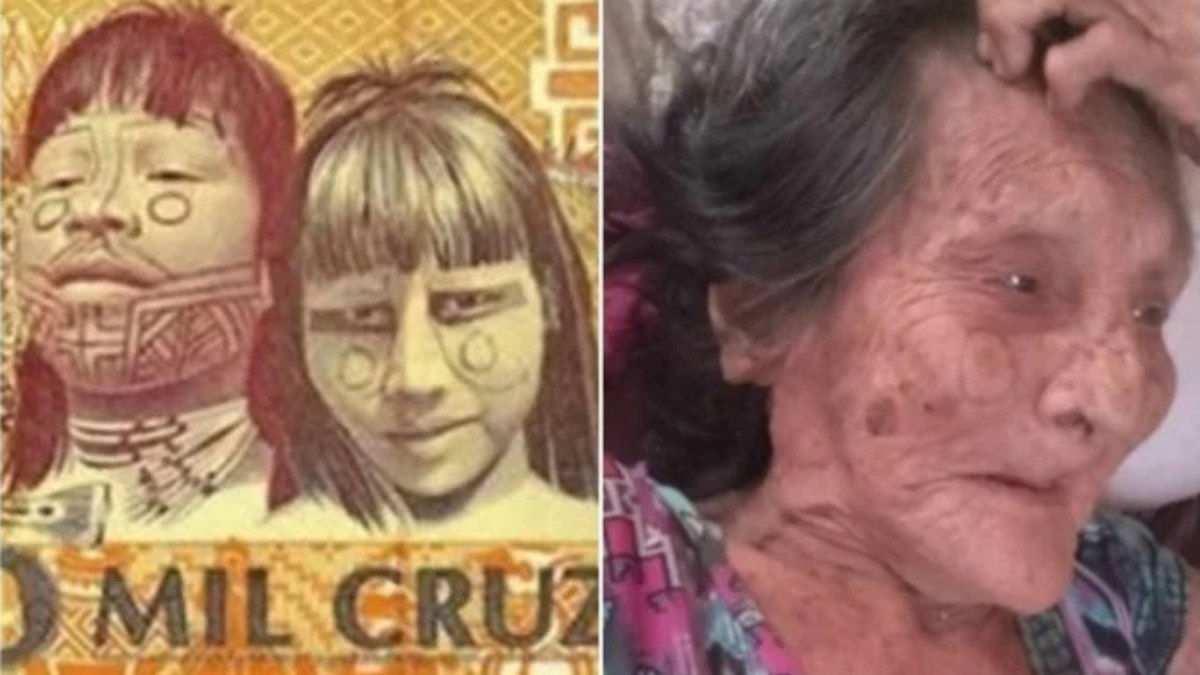 Morre Jijukè, indígena que estampou a nota de mil cruzeiros