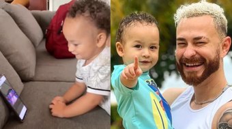 Filho de Fred se diverte com Raio-X do brother e encanta web