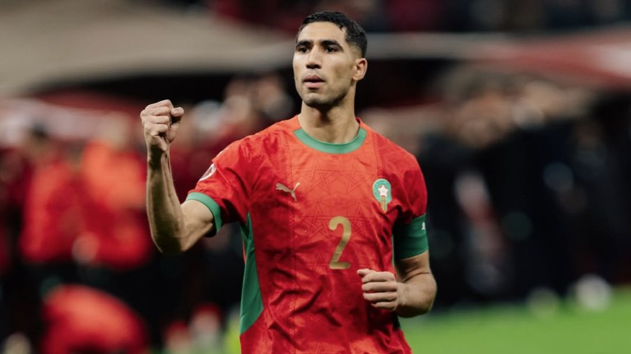 Hakimi é uma das grandes estrelas desta seleção do Marrocos Hakimi é uma das grandes estrelas desta seleção do Marrocos