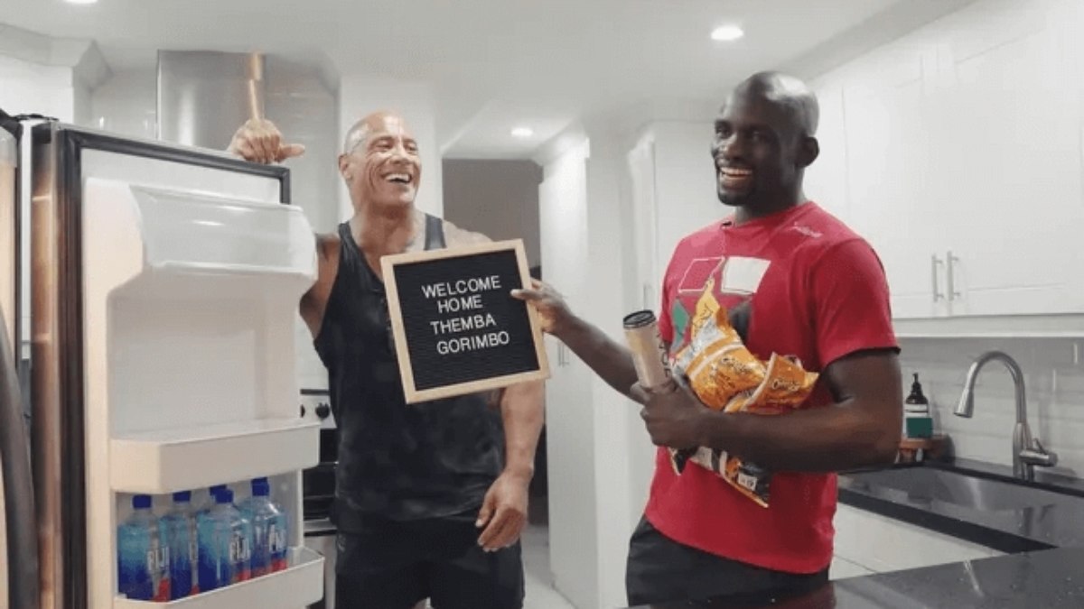 Dwayne Johnson gave a house to a UFC fighter who spends the night at the academy