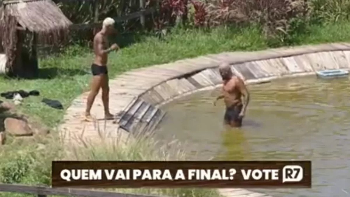 A Fazenda 15: Tonzão toma punição inesperada ao entrar no lago com WL