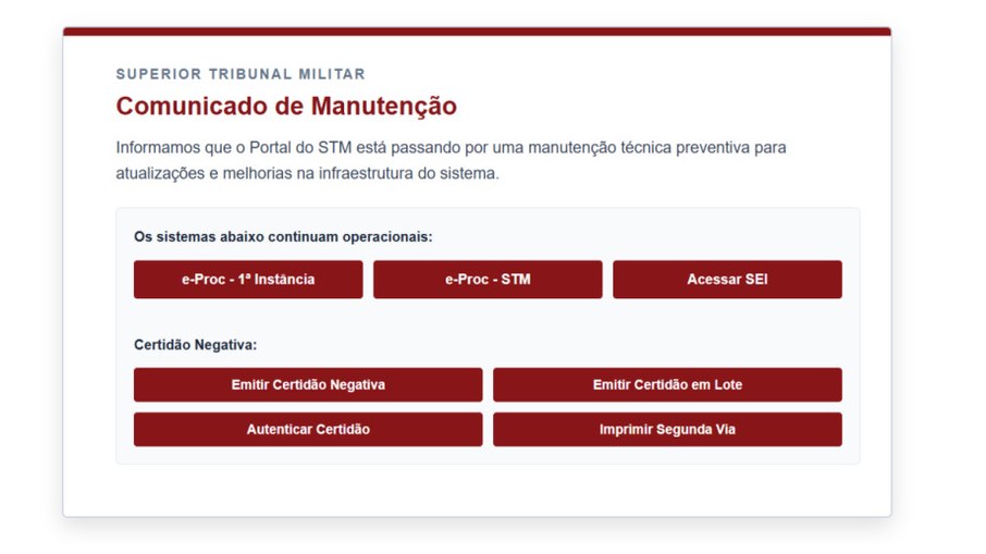 Site do STM está fora do ar após ataque hacker