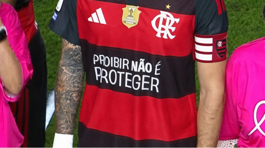 Flamengo usa camisa e protesta contra MP das Bets: 