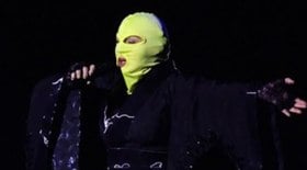 Madonna ensaia de máscara e com cantora brasileira no palco