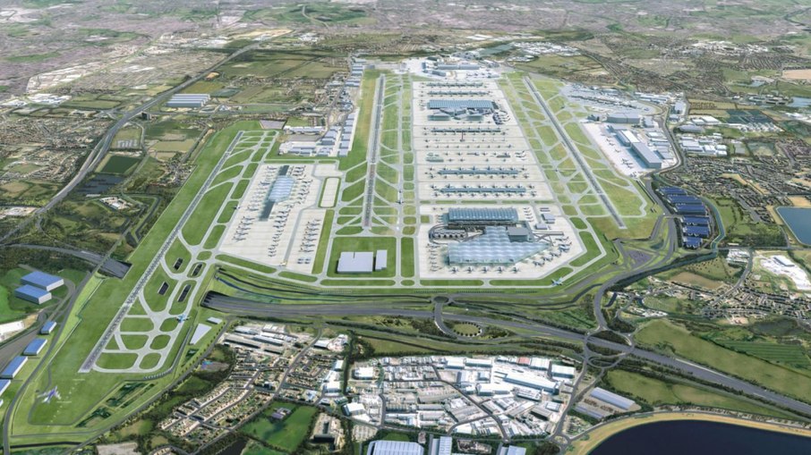 Aeroporto Internacional de Heathrow, no Reino Unido Aeroporto Internacional de Heathrow, no Reino Unido