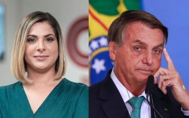Daniela Lima e Bolsonaro