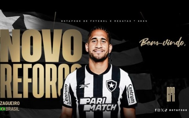 Pablo é mais um reforço do Botafogo para a temporada de 2024 