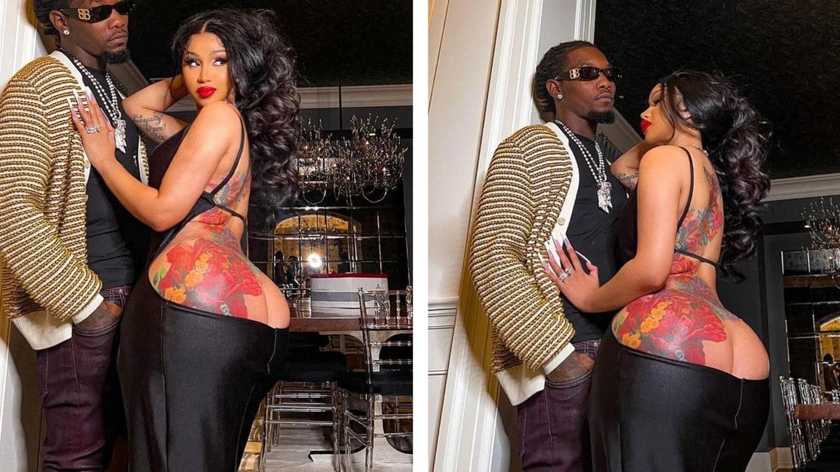 Cardi B e o esposo Offset estão juntos desde 2017. 