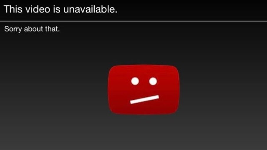 YouTube fora do ar. YouTube fora do ar.