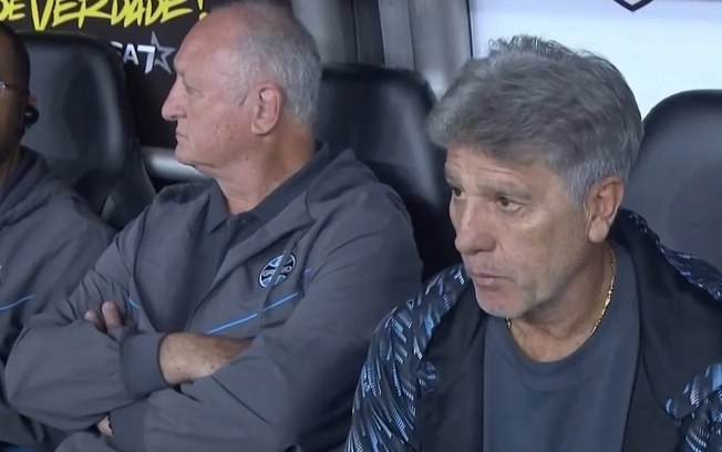 Felipão e Renato juntos no banco do Imortal Felipão e Renato juntos no banco do Imortal