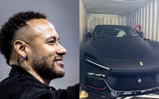 Neymar compra Ferrari avaliada em R$ 7,5 milhões