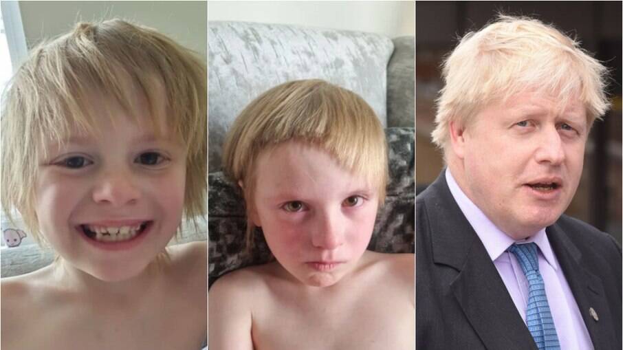 Criança decidiu cortar o cabelo após ser comparado a Boris Johnson
