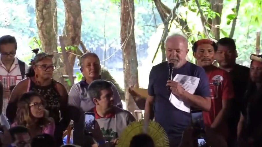Lula se reuniu com lideranças indígenas