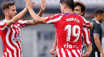 Com três de Morata, Atlético de Madrid goleia Juve em amistoso