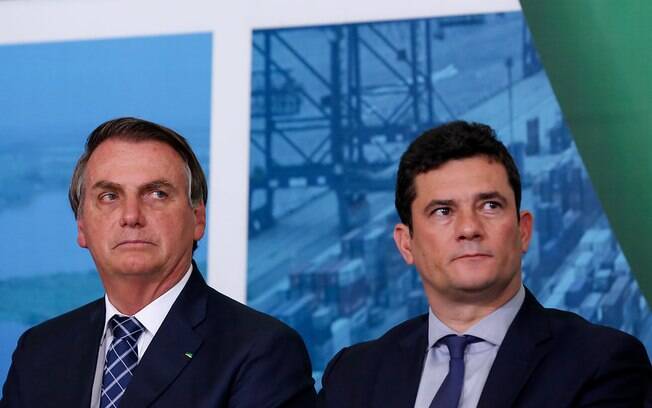 Bolsonaro e Sergio Moro