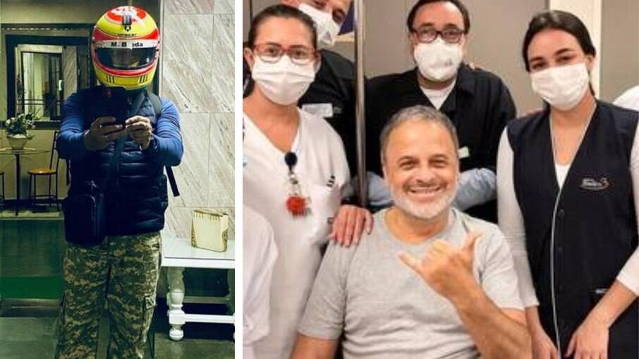 Marcos Breda é liberado de hospital após acidente: 'Renascimento'