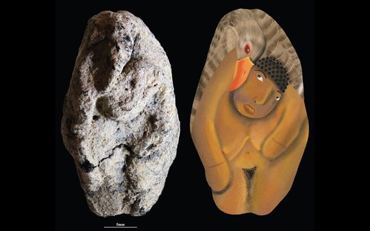 Estatueta de 12 mil anos mostra acasalamento entre mulher e ganso