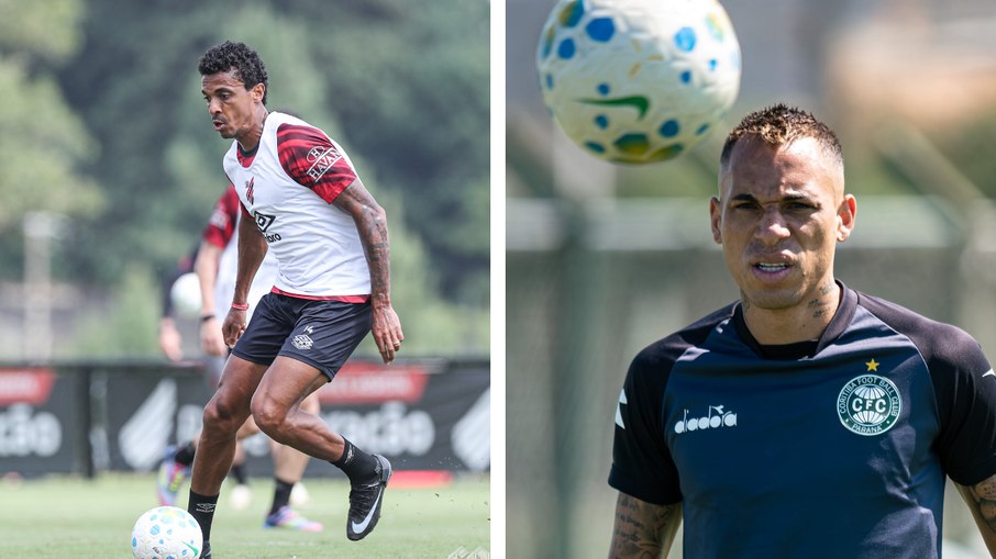Athletico-PR, de Luiz Gustavo, tenta quebrar a série de vitórias do Coritiba, de Breno Lopes Athletico-PR, de Luiz Gustavo, tenta quebrar a série de vitórias do Coritiba, de Breno Lopes