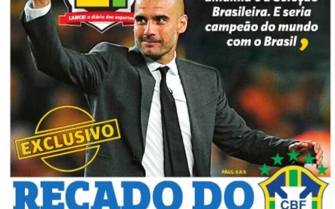 Em 2012, LANCE! apurou que Guardiola queria treinar a Seleção Brasileira na Copa do Mundo