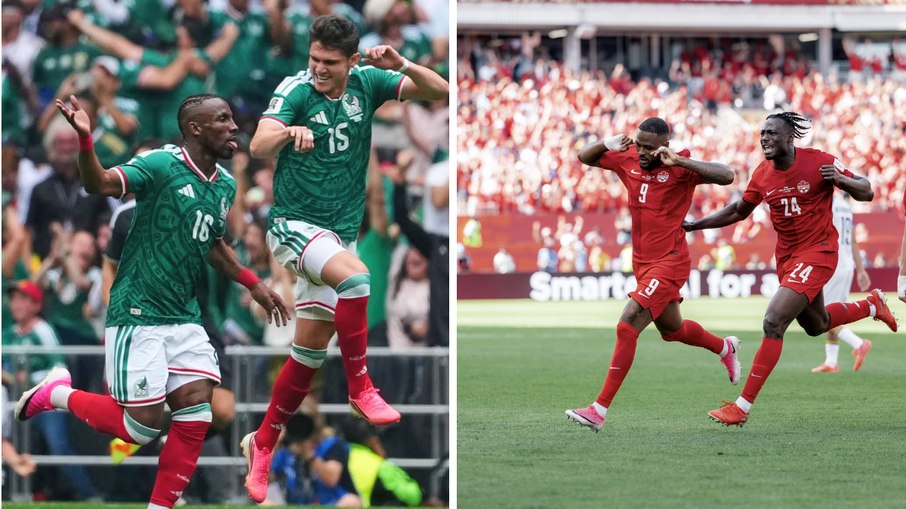 Anfitriões da Copa do Mundo 2026, México e Canadá entram em campo nesta quinta-feira (18) Anfitriões da Copa do Mundo 2026, México e Canadá entram em campo nesta quinta-feira (18)