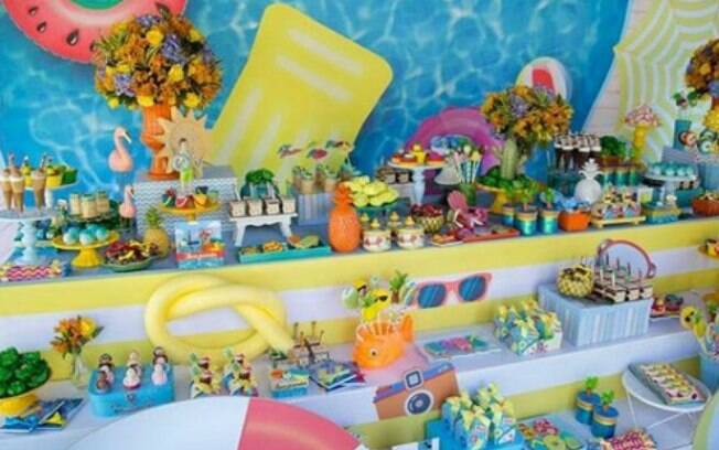 Pool party infantil é tendência entre famosos; saiba como fazer