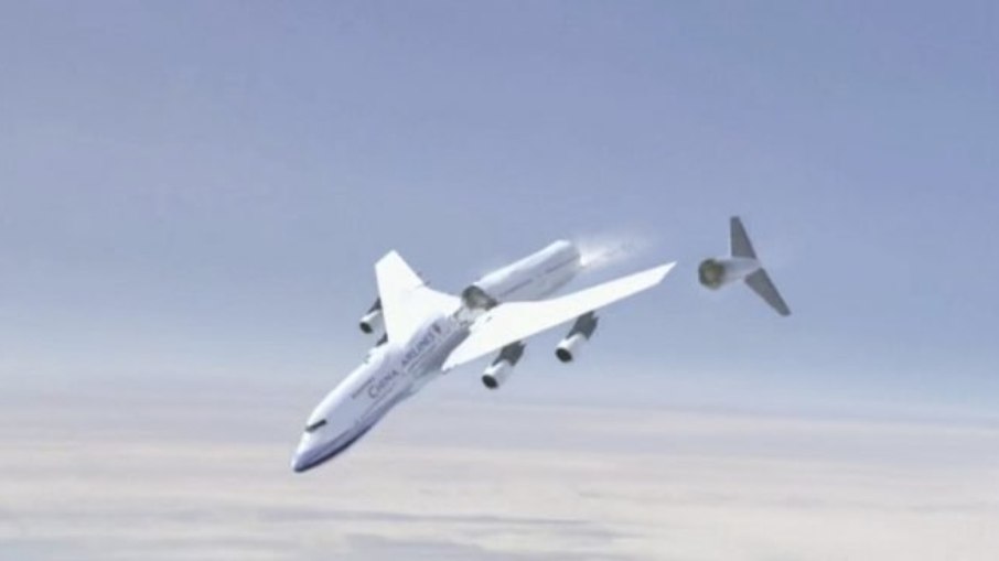 Voo China Airlines 611 se desintegrou no ar.