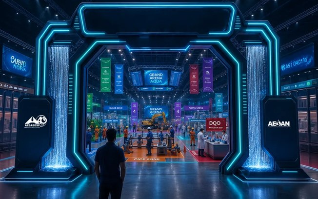 Grand Arena Aqua estreia na Fenasan 2026 Grand Arena Aqua estreia na Fenasan 2026