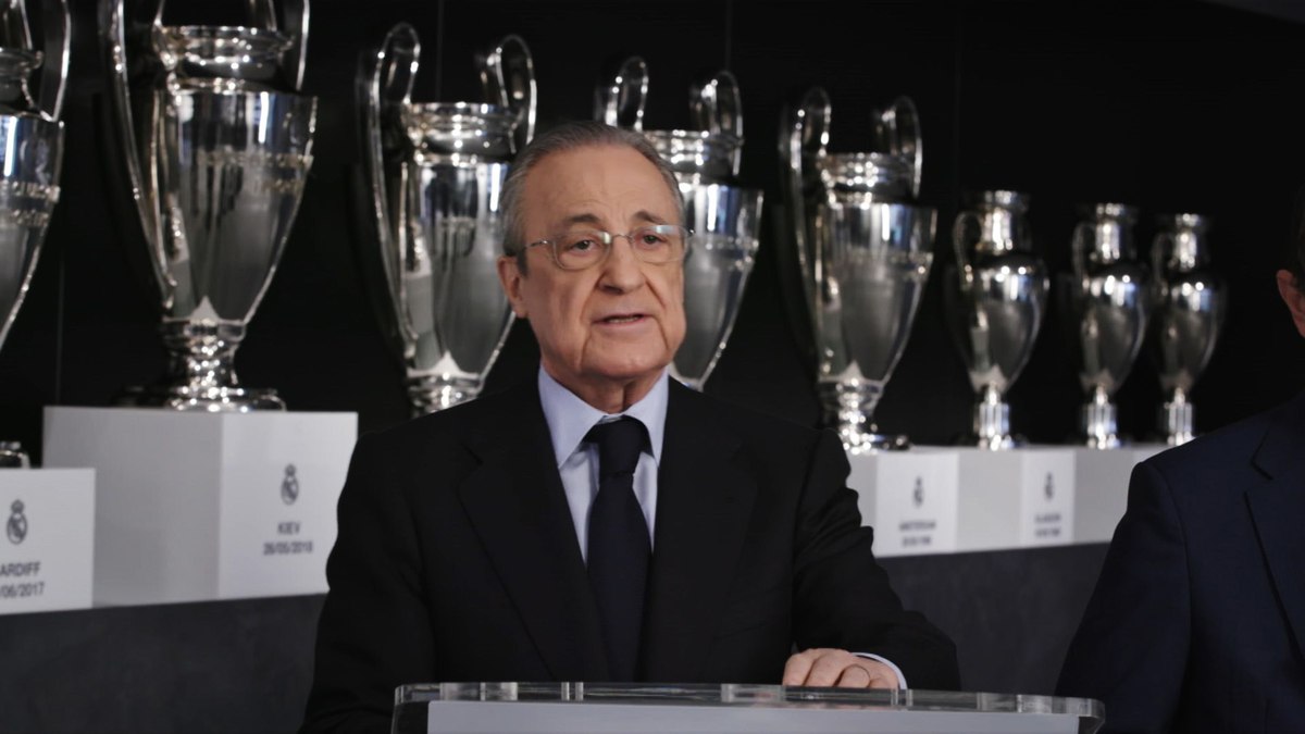 Florentino Pérez é o presidente do Real Madrid