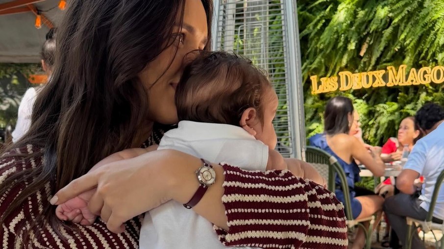 Rafa Kalimann e a filha Zuza