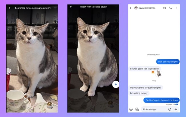 Google Mensagens ganha IA que transforma foto em emoji