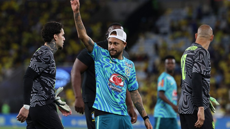 Neymar no Maracanã, na vitória do Brasil sobre o Panamá