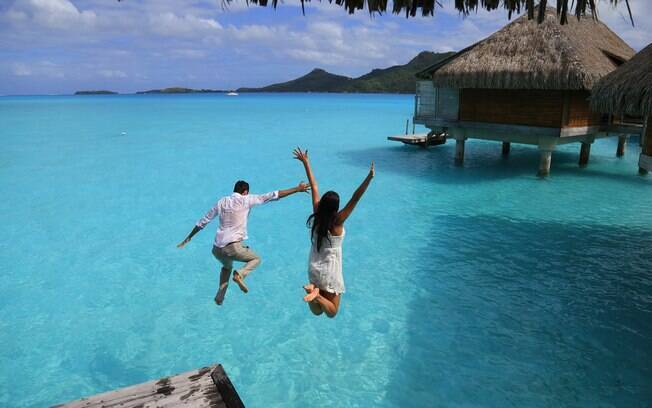 Bora Bora é um dos destinos românticos para passar o Dia dos Namorados