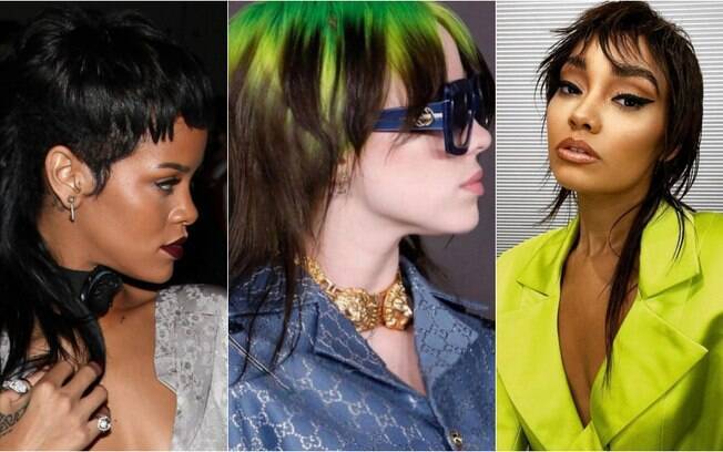 Rihanna, Billie Eilish e Leigh Anne Pinnock apostaram nos mullets