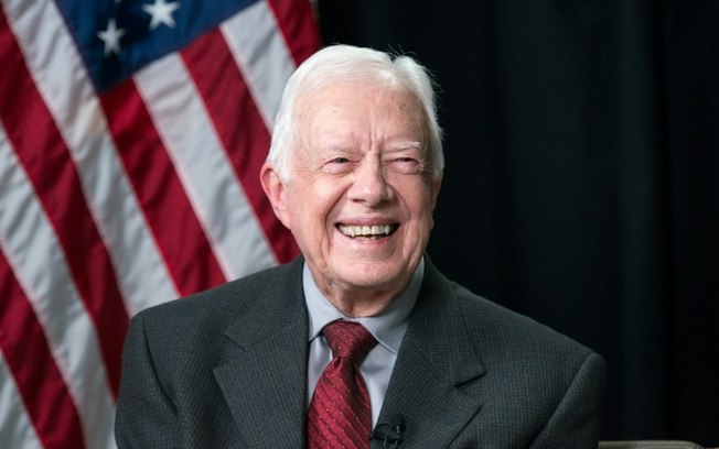 O ex-presidente americano Jimmy Carter em Austin, Texas, em 2014