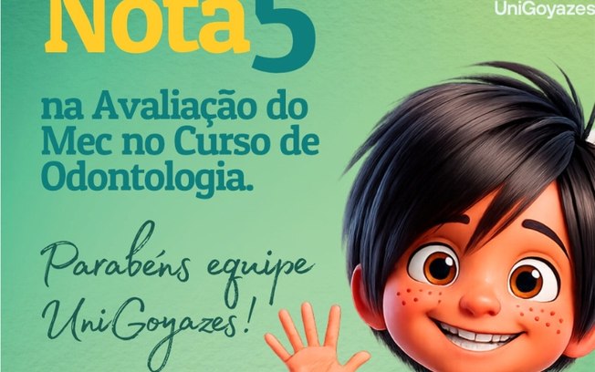 Odontologia da UniGoyazes obtém nota máxima no MEC Odontologia da UniGoyazes obtém nota máxima no MEC