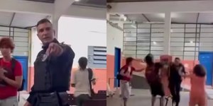 Vídeo: PM é flagrado agredindo estudantes na Zona Sul do RJ