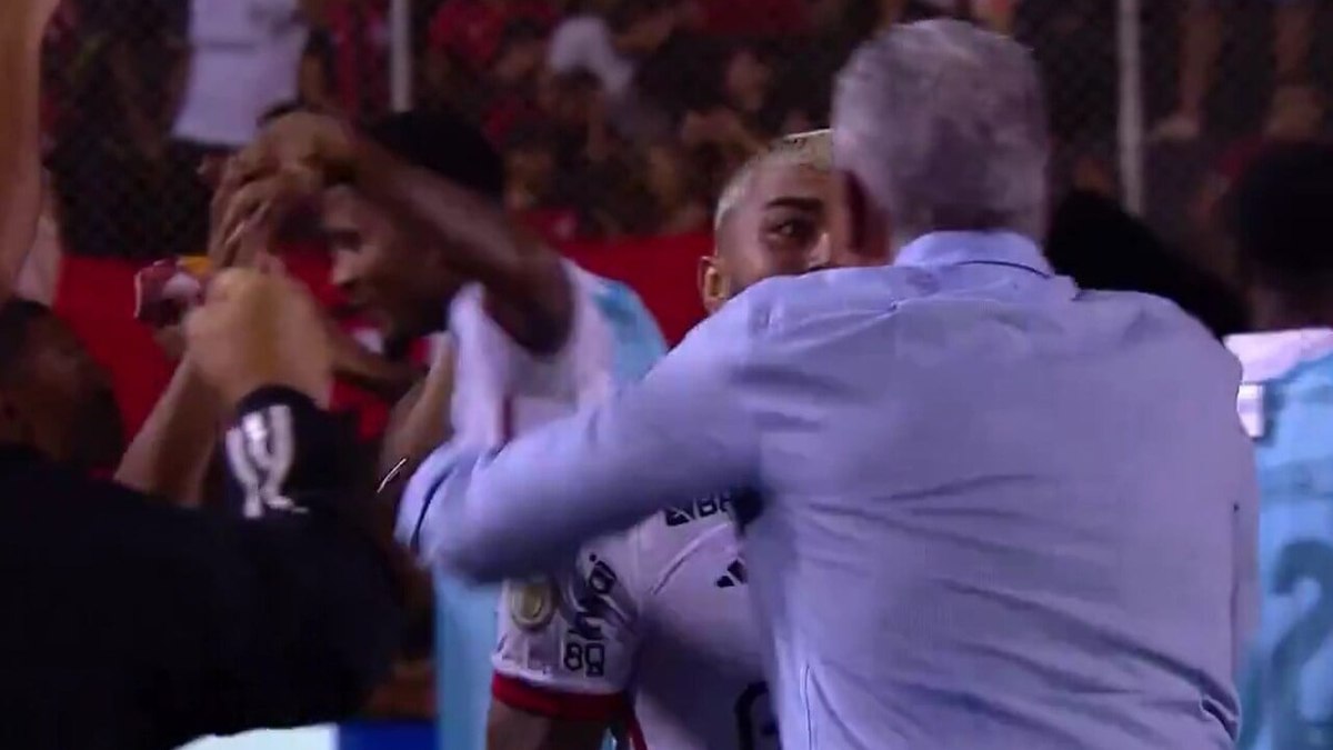 Comemora O Efusiva De Gabigol E Tite Viraliza E Empolga Torcedores Do