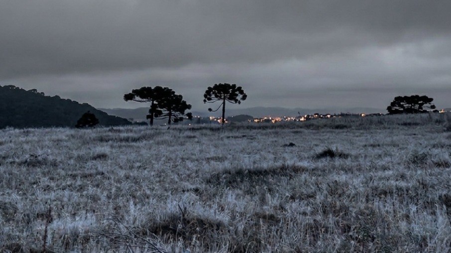 Geada em Urupema deixa em alerta para temperaturas abaixo de zero e neve Geada em Urupema deixa em alerta para temperaturas abaixo de zero e neve