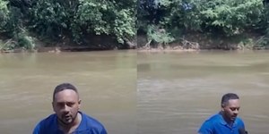 Repórter diz que pisou em corpo de jovem que se afogou; assista